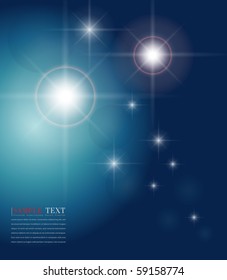 Abstract star background - vector illustration