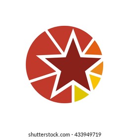 Abstract Star for Branding Identity Corporate sign vector unusual logo design template