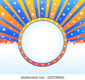 Abstract star burst background. Dots Vector Background. Free place for your text. Template frame for greeting cards, invitations, gift, banners