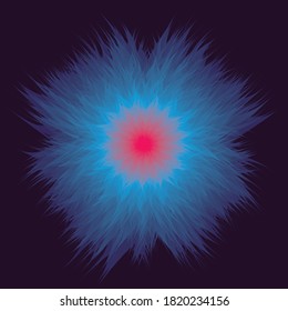 An abstract star burst background image.