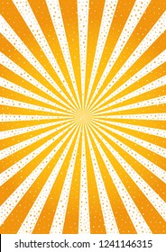 Abstract star burst background. Yellow vector background. Template frame for greeting cards, posters, invitations, gift and banners.