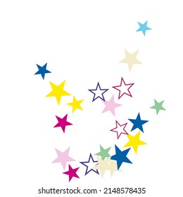 Abstract star colorful background Cover mock-up.