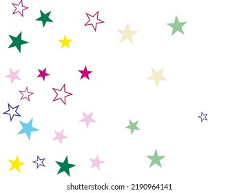 Abstract star colorful background Cover mock-up.