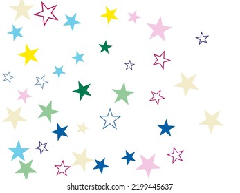 Abstract star colorful background Cover mock-up.