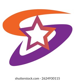 ícone de vetor da empresa Estrela abstrato