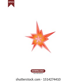 Abstract star concept logo vector design template