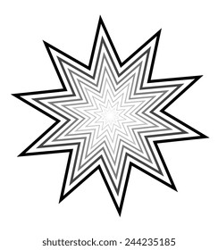 Abstract Star Design