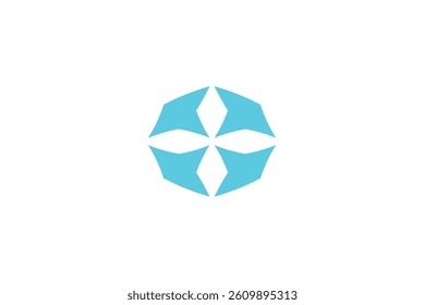abstract star design in white background