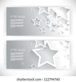abstract star elements background illustration. eps10 vector format