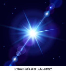 abstract star flash background