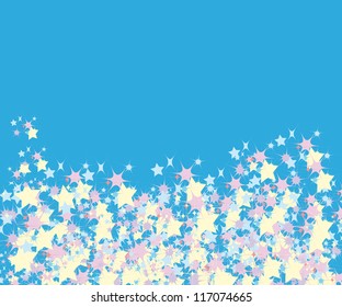 abstract star frame