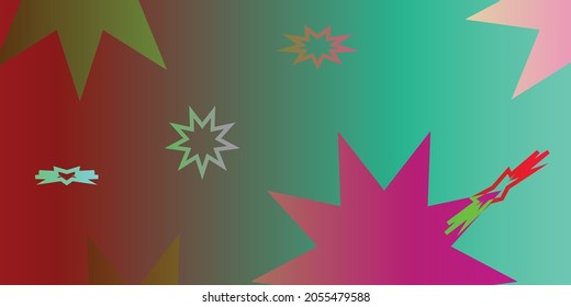 fondo de diseño de gradiente de estrella abstracto