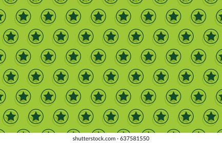 abstract star green background