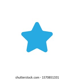 Abstract star icon design template vector isolated
