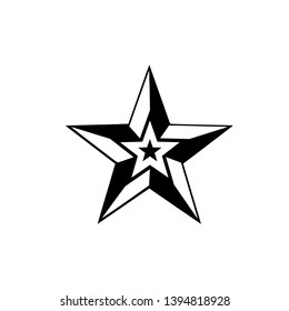 Abstract star icon vector illustration