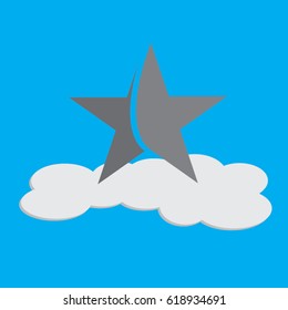 Abstract Star icon. Vector logo design