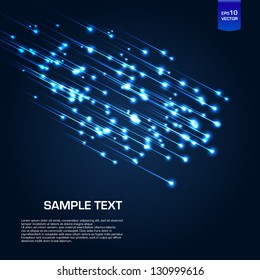 Abstract star illustration with space for your business message