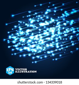 Abstract star illustration with space for your business message