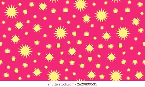 Abstract Star Landscape Vector Background