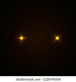 Abstract star light effect
