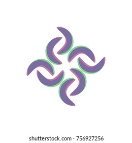 abstract star logo