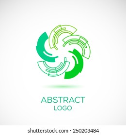 Abstract Star Logo. Design element.