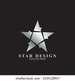Abstract star logo design. Icon star vector template