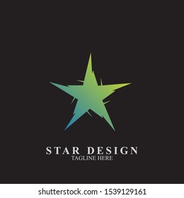 Abstract star logo design. Icon star vector template