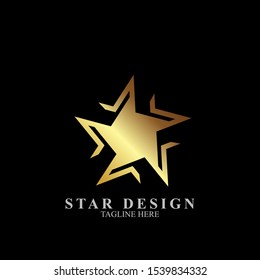 Abstract star logo design. Icon star vector template