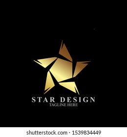 Abstract star logo design. Icon star vector template