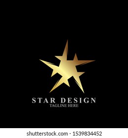Abstract star logo design. Icon star vector template
