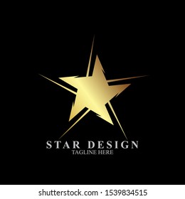 Abstract star logo design. Icon star vector template