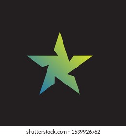 Abstract star logo design. Icon star vector template