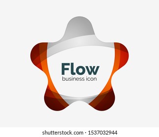 Plantilla de diseño de logotipo de estrella abstracta