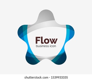 Plantilla de diseño de logotipo de estrella abstracta