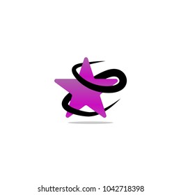 Abstract star logo and icon design template