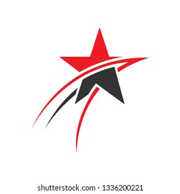 Abstract star logo icon design template elements