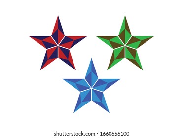Designelemente für abstrakte Sternzeichen-Symbole