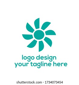 Abstract star logo icon a design template element.