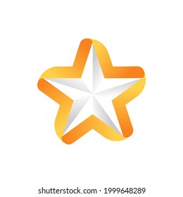Abstrakte Star-Logo-Symbol Design-Vektorvorlage. Einfaches und elegantes Design-Konzept für das Star-Logo. Star Logo Symbol Vektordesign Vorlage für Unternehmen, Branding, Unternehmen, Website, Symbol, Unternehmen, Logo.