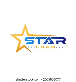 Abstract Star Logo icon Design Vector template. Simple and Elegant Star Logo design concept. Star Logo icon vector design template for business, branding, company, website, symbol, corporate, logo.