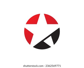 Abstract star logo icon design template elements