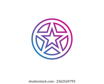 Designelemente für abstrakte Sternzeichen-Symbole