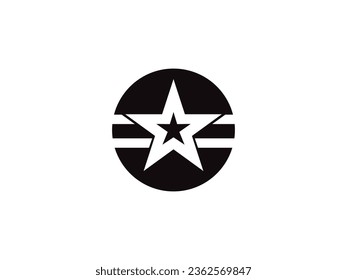 Abstract star logo icon design template elements