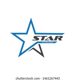 Abstract star logo Template Design Vector, Emblem, Design Concept, Creative Symbol, Icon