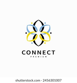 Abstract Star modern logo design for business branding corporate identity 