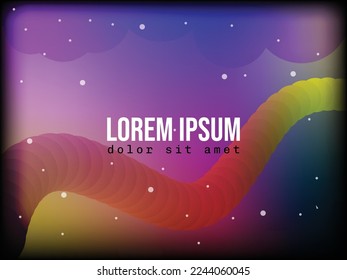 abstract star night background space color