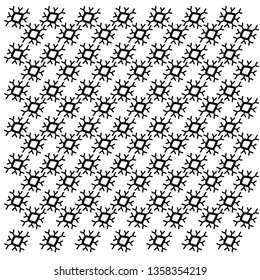 abstract star patern