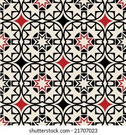 abstract star pattern