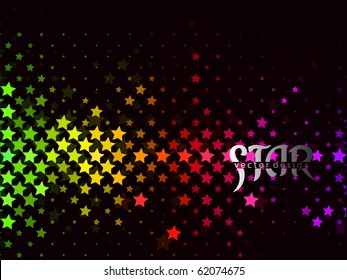 Abstract star pattern design, eps8 vector illustration.